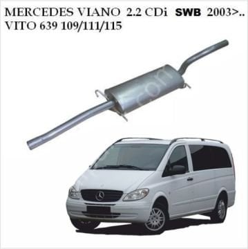 Vito W639/Viano W639 Orta Egzozst