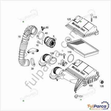 Vito W639/Viano 651 Motor Hava Filtre Kazanı/Filtre Kabı