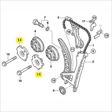 Bmw F30-F20 N13 Vanus Dişlisi-Eksantrik Ayarlayıcısı Egzost-Egsoz