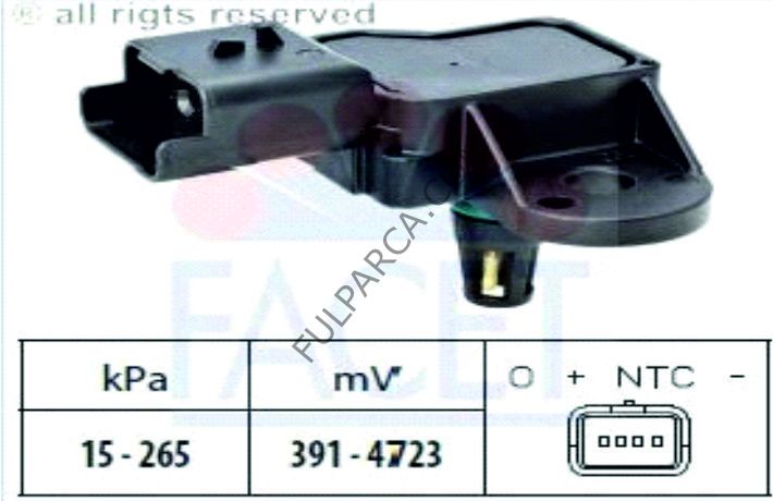 mini cooper map sensörü