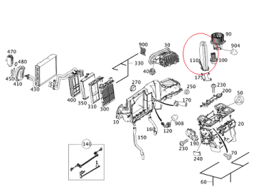 Mercedes E Glass W212/W204/W218 271 Motor Klima Flitresi/Polen Flitresi/Karbon Flitre