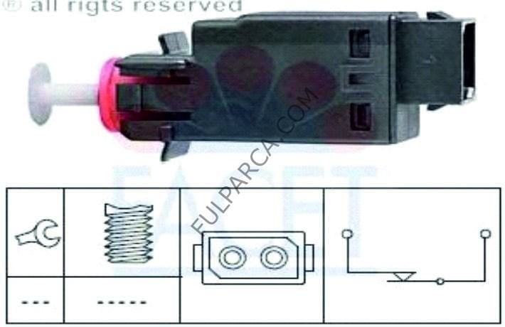 Bmw E30,E34,E36 Fren Müşürü İki Fişli