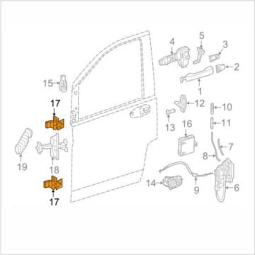 Vito W447/Vito W639/Viano Kapı Menteşesi Sol Ön