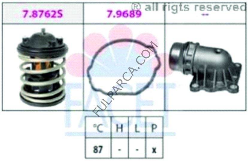 TERMOSTAT    87°C BMW TERMOSTAT Yedek Parça