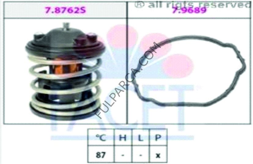 TERMOSTAT    87°C BMW TERMOSTAT Yedek Parça