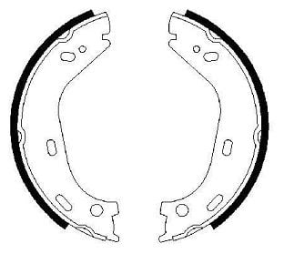 Mercedes W123/W115/W116/W126 El Fren Balatası
