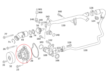 Mercedes C Glass W203/W211/W212 271 Motor Devirdaim