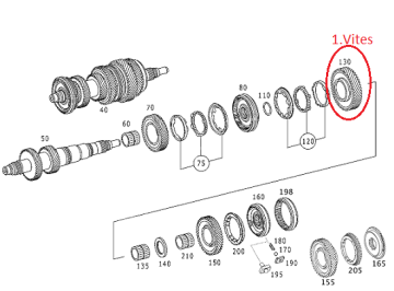 Vito W639/Viano 646 Motor Birinci Vites Dişlisi
