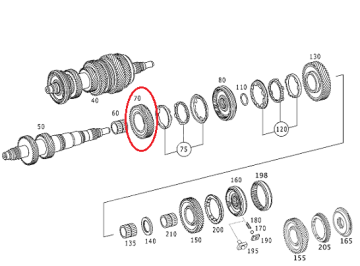 Vito W639/Viano 646 Motor Avare Dişlisi