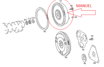 Vito W638 110 TD.2.3 601 Motor Volant