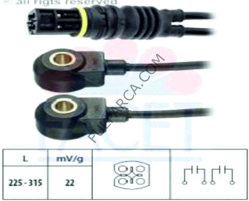 Bmw E36 N43 Motor Vuruntu Sensörü
