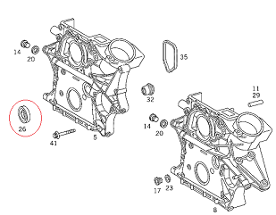 Sprinter/W638 611/642/646 Motor Ön Krank Keçesi
