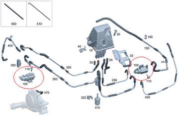 Sprinter W906/W907/W910/Vito W639/W204/W205/W221/W222/ 651 Motor Turbo Basınç Sensörü/Basınç Valfi