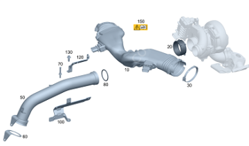 Mercedes E Seri W211/W221 642 Motor Hava Akışmetre/Boğaz Kelebeği