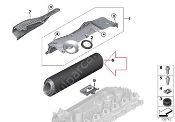 Bmw E38/X5 E70/E39/E46/X5 53/E60/Land Rover/Range Rover M57 M57N/M57N2 Motor Hava Flitresi