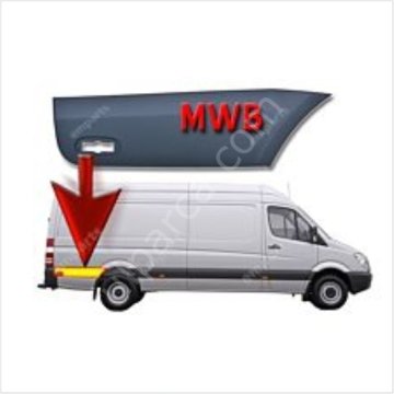 Sprinter W906-Çamurluk Arkanın Önü Sol Yan Bakalit 215-315