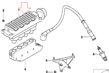 Bmw E36/E46 M43/M44 Motor Ateşleme Bobini