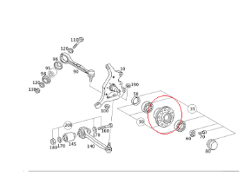 Mercedes C Glass W203 Ön Porya,Ön Bilya Yedek Parça