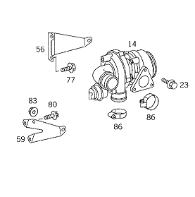 Vito W638 611 Motor Turbo
