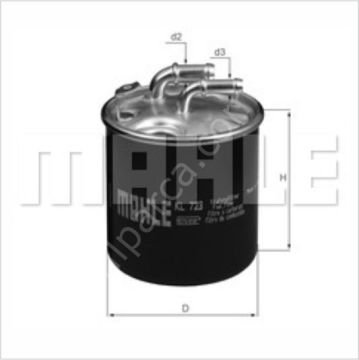 Mercedes W212/W221/A169/Vito W639/Sprinter W906 640/642/651 Motor Mazot Filtresi