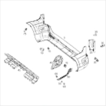 Vito W447 Arka Tampon