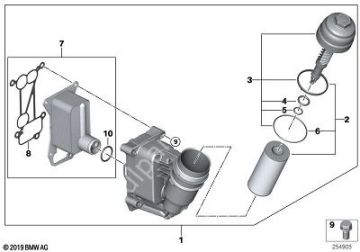 Bmw F01/X5 E70/F10 N57/N57N/N57NS Motor Yağ RadyatörÜ