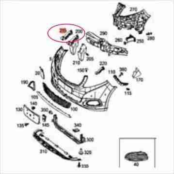 Vito W447 Ön Tampon Montaj Braketi/Braket Sağ