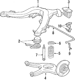 Mercedes W107/W114/W115/W123/W126 Arka Travers Takozu/Defransiyel Takozu