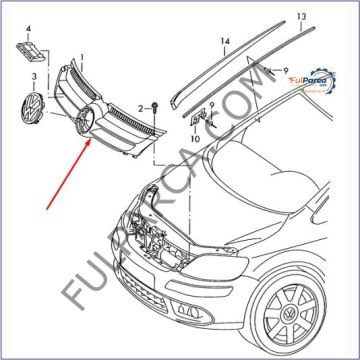 Volkswagen Golf Plus Ön Panjur