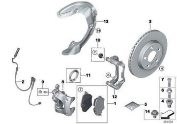 Bmw 1F52/2F45/F46/X1 F48/X2 F39/MİNİ F54/F55/F56/F57/F60 Ön Fren Balatası/Ön Balata
