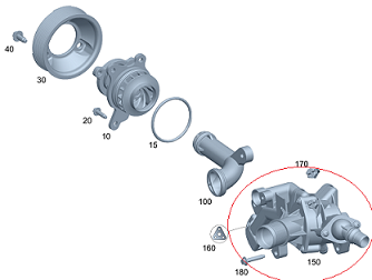 Vito W447 622 Reno Motor Termostat