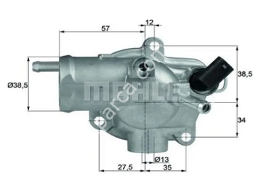 Mercedes C Glass W203/W204/W211/W220 646//647/648 Motor Termostat