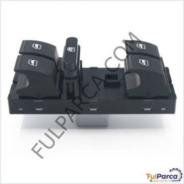 Volkswagen Golf 5/Golf Plus/Jetta/Passat,Polo,Amorog,Toledo,Leon Ön Cam Düğmesi,Dörtlü Cam Açma Anahtarı Sol
