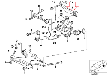 Bmw E38 Arka Üst Salıncak Sağ