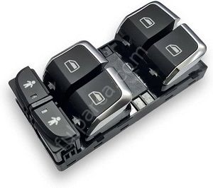 Audi A6/A7/Q3/RS6/RS7 Dörtlü Cam Açma Düğmesi/Cam Açma Anahtarı