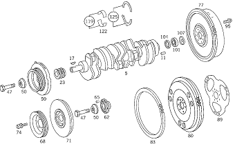 Mercedes W906 602 Motor Sprinter Volant