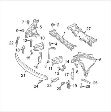 Mercedes E Glass  W212 Ön Tampon Demiri