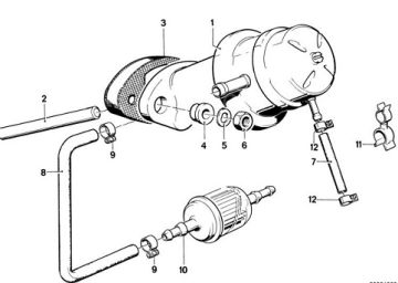 Bmw E30 M10 Motor Benzin Otomatiği/Yakıt Pompası