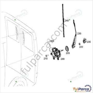 Vito W447 Ön Silecek Kolu