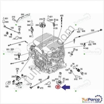 Vito W639/W202/W203/W211/W164 642/646/651 Motor Yağ Seviye Müşürü/Yağ Sensörü Karterdeki