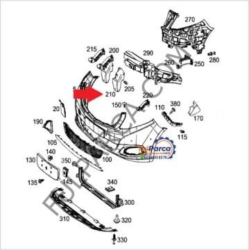 Vito W447 Hava Girişi/Hava Giriş Boğazı-Hava Hortumu
