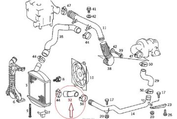 Vito W638 611 Motor Turbo Hortumu