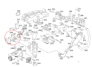 Vito W639 646 Motor Gaz Kelebeği/Boğaz Kelebeği