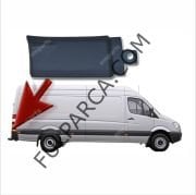 Sprinter W906 Arka Sol Köşe Tampon Bakali-Tampon Tutucu