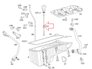 Sprinter W906 646 Motor Yağ Çubuğu/Karter Yağ Çubuğu