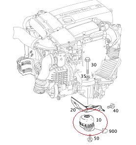 Mercedes W204/W212 M271 Motor Kulağı-Motor Takozu Yedek Parça