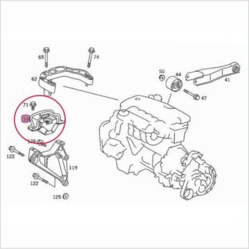 Vito W638 Motor Kulağı/Motor Takozu