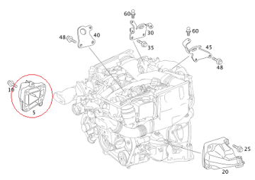 Mercedes S Seri W221 350 4 Matik Motor Kulağı/Motor Takozu/Sağ
