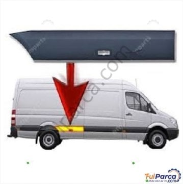 Sprinter W906-Çamurluk Kaplaması-Çamurluk Bakaliti-Arka Sol