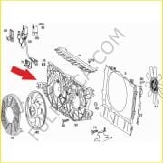 Viano,Vito W639 646/651 Motor Fan Davlumbazı
